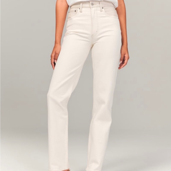 Abercrombie 90’s straight jean ultra high rise - Picture 2 of 7